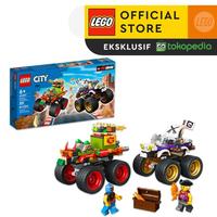 Gambar LEGO City 60397 Monster Truck Race Building Toy Set dari mainanku1 undefined 1 Tokopedia