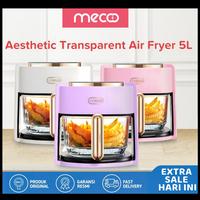 Gambar NEW AIR FRYER MECOO TRANSPARAN DIGITAL - Kapasitas 5 Liter - sakura pink dari OXYGEN-ID undefined 1 Tokopedia