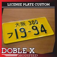 Gambar PLAT NOMOR VINTAGE JDM BLACK AND YELLOW 1994 dari DOBLE X undefined 1 Tokopedia