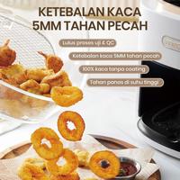 Gambar NEW AIR FRYER MECOO TRANSPARAN DIGITAL - Kapasitas 5 Liter - sakura pink dari OXYGEN-ID undefined 3 Tokopedia
