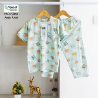 Gambar GREET NIGHT WEAR - PIYAMA PENDEK PANJANG TENCEL ANAK MIX (TC-KD) PP (2) - TC-KD-038, SIZE 6 dari greetnightwear undefined 1 Tokopedia