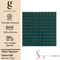 Gambar Emerald Mini Square Singres Mosaic Tiles | Mosaic Keramik dari Gresin Gallery undefined 1 Tokopedia