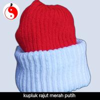 Gambar kupluk Rajut Merah Putih, kupluk Abah Aos dari At-Thobibi undefined 1 Tokopedia