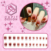 Gambar 24pcs kuku palsu/kuku/nailart/love/beautiful dari pernakperniknailart undefined 1 Tokopedia