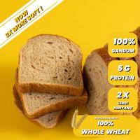 Gambar Roti Tawar Gandum - Whole Wheat Bread (Tinggi protein) - Sliced 15 mm dari Stronghold Bakery undefined 1 Tokopedia