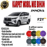 Gambar Karpet Mobil Mie Bihun INNOVA OLD, REBORN, CAPTAIN SEAT Full Set - Hijau, 2 Baris Polos dari firdasari undefined 2 Tokopedia