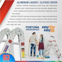 Gambar Fortuna Aroma AR 06 Tangga Lipat Aluminium Tangga Manten 1.6meter AR06 dari Sadar Jaya Maju undefined 3 Tokopedia