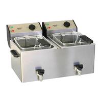 Gambar Deep Fryer Double tank 2 x 8 L with Draining System Roller Grill - FD 80 DR dari part kitchen bekasi undefined 3 Tokopedia