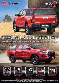 Gambar Steel Canopy Toyota Hilux Revo 16+ Sliding Window TL 1 Black Metallic dari SAMMITR INDONESIA undefined 4 Tokopedia