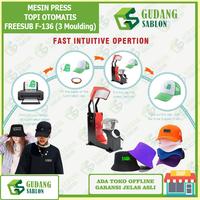 Gambar Mesin Press Topi Otomatis | Cap Heat Press Auto Open | FREESUB F136 dari GUDANG SABLON DIGITAL undefined 2 Tokopedia