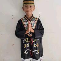 Gambar Baju Kalimantan Tengah Anak / Pakaian Adat Anak - perempuan, S dari Toko Mujur dhowie undefined 3 Tokopedia