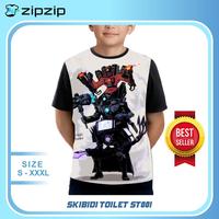 Gambar Baju Kaos Anak Kartun Game SKIBIDI TOILET ST001 Kaos Anak Laki-Laki Perempuan - SUPER CLUB - S dari Super Club undefined 1 Tokopedia