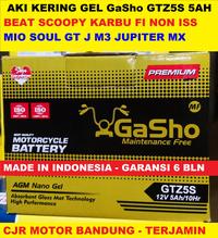Gambar TERMURAH AKI MOTOR MATIC MF GTZ5S beat revo supra xride mio soul j - GASHO dari Battery Accu Aki Bandung undefined 3 Tokopedia
