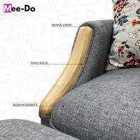 Gambar Mee Do Sofa Tamu Minimalis Sofa L Modern Kursi Ruang Keluarga - L COOPER dari Mee Do undefined 5 Tokopedia