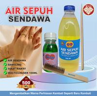 Gambar Air Sepuh Sendawa Cairan Pembersih Sepuhan Perhiasan Emas 24K Perak Paket Sangling Dan Sikat Kawat Kuningan - 100 ML dari WINGSGOLDEN undefined 4 Tokopedia