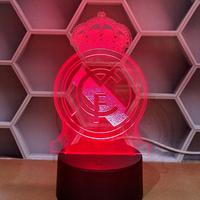 Gambar Lampu Hias Lampu Tidur Akrilik LED Real Madrid / Standing Lamp Acrylic - Warm White dari Kinans Online undefined 5 Tokopedia
