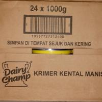 Gambar Susu Dairy Champ kaleng 1 dus isi 24×1kg susu kental manis krimer dari AcongBakery undefined 2 Tokopedia