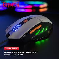 Gambar GAMEN Professional Mouse Gaming Wired GM300 7200 DPI Black Mouse USB RGB dari MULTIKOM ID undefined 3 Tokopedia
