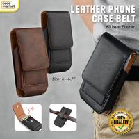 Gambar Premium Sarung Case Sabuk for iQOO 12 Z7 Z7x 5G Belt Clip Phone Casing Mobile Softcase Pouch PU Leather Cover Holster Universal 6 6,2 6,5 6,7 inch - Hitam, 6 - 6,5 inch dari Casemarket undefined 1 Tokopedia