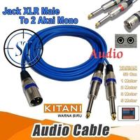 Gambar Kabel Audio Kitani / Cable Mixer Jack Canon XLR Male 1 to 2 Akai Mono Panjang 1 - 5 Meter - 3 METER dari Toko Sinar Teknik undefined 2 Tokopedia