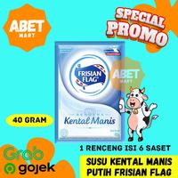 Gambar Susu Kental Manis Putih Frisian Flag 40Gr 1 Renceng 6 Saset - Bendera dari AbetMart undefined 1 Tokopedia