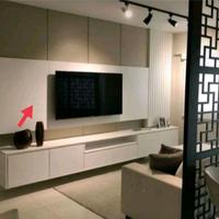 Gambar Bagdrop tv motif bisa request furniture meja tv - coklat kayu, 200x7x100 dari berkahjepara2 furniture undefined 2 Tokopedia