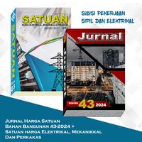 Gambar Paket Jurnal Harga Satuan Bahan Bangunan  43 - 2024 + Satuan Elektrikal Mekanikal 2023 dari Pandu Bangun Persada undefined 1 Tokopedia