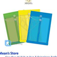 Gambar Jual Map Plastik Kancing & Tali Jenia Ukuran Folio / Plastik Bening - Biru, Kancing dari Stationaryku_NEW undefined 1 Tokopedia