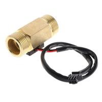 Gambar Aliran Air Cairan Liquid Water Flow Sensor Meter 1-30L/m 3/4" Kuningan dari Comethrough undefined 1 Tokopedia