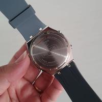 Gambar Jam tangan Dual time Sporty Custom Rubber strap Autolight fullset - Grey silver dari SuperJam01 undefined 5 Tokopedia