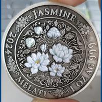 Gambar silver coin bullion spot 1 oz melati jasmine perak koin - grading PCGS dari hb online undefined 3 Tokopedia