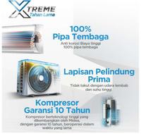 Gambar MIDEA MSFC-05CRN2X AC Air Conditioner Split Standard Non - Inverter 1/2 PK 0,5 PK - White dari Factory Outlet Electronic_NEW undefined 5 Tokopedia