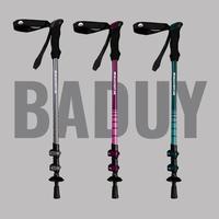 Gambar Bigadventure Baduy Trekking Pole Tongkat Gunung Telescopic pendaki - Grey dari Bigstoresurabaya undefined 2 Tokopedia