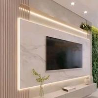 Gambar Bagdrop tv motif bisa request furniture meja tv - coklat kayu, 200x7x100 dari berkahjepara2 furniture undefined 1 Tokopedia