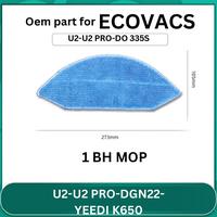 Gambar Ecovacs Deebot U2 Pro part OEM Sidebrush, Filter, Mop,Batere,Dustbox,Watertank,Mainbrush - 1 BH MOP dari Universal1616 undefined 4 Tokopedia