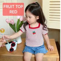 Gambar FRUIT TOP BAJU ATASAN KAOS FASHION ANAK PEREMPUAN ALA JEPANG KOREA MOTIF LUCU SANTAI DAILY PIKNIK - FRUIT TOP PINK, 130 dari milanberry undefined 3 Tokopedia