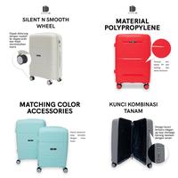 Gambar Koper Hardcase Kabin PP Polo Team size 18 Inch - 9908 - Abu-abu dari KoperID undefined 4 Tokopedia
