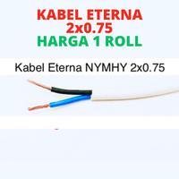 Gambar KABEL LISTRIK ETERNA 2x0.75 SERABUT 50 METER KABEL LISTRIK NYMHY ETERNA 1 ROLL dari ADZRIEL JAYA undefined 4 Tokopedia