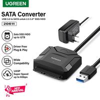 Gambar Converter SATA UGreen Usb A 3.0 to SATA For SSD HDD 2,5" 3,5" (20611) dari DBKlik Indonesia undefined 2 Tokopedia