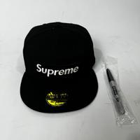 Gambar SUPREME HAT Sharpie Box Logo New Era Fitted Cap Black 7 5/8 Original dari Cobelido undefined 2 Tokopedia