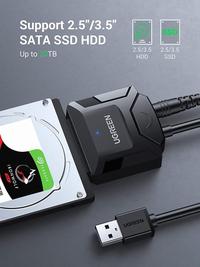 Gambar Converter SATA UGreen Usb A 3.0 to SATA For SSD HDD 2,5" 3,5" (20611) dari DBKlik Indonesia undefined 4 Tokopedia