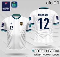 Gambar jersey timnas sepak bola indonesia terbaru 2022 custom nama dan nomor - Putih, XS dari jmxfactory undefined 1 Tokopedia