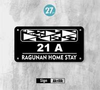 Gambar ALAMAT RUMAH / HOME STAY ACRYLIC AESTHETIC dari twentyseventosca undefined 1 Tokopedia