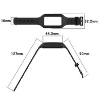 Gambar Texture 2in1 Rubber Strap for Huawei Band 9 8 with Bumper Case (Tali Jam Silicone dengan Casing) - Orange dari hop market undefined 4 Tokopedia