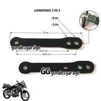 Gambar Lowring Kit Ninja RSS/ Pemendek Rod tie plate unitrack prolink Shockbreaker dari gondes garage undefined 1 Tokopedia