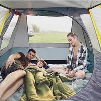 Gambar Tenda Camping Lipat Otomatis Premium bisa 4 Orang - Oxford dari noehome undefined 5 Tokopedia