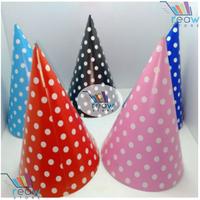 Gambar Topi Ulang Tahun Motif Polkadot dari REAW STORE undefined 3 Tokopedia