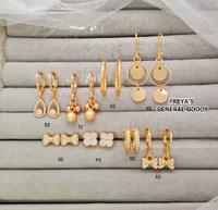 Gambar [FREYA] Perhiasan Wanita Lapis Emas Model Variasi Bahan Premium - V1 dari Freya's General Goods undefined 3 Tokopedia