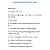 Gambar (ASR) ASMA SUNGE RAJEH SUNAN AMPEL dari Tunggal Kukus undefined 2 Tokopedia