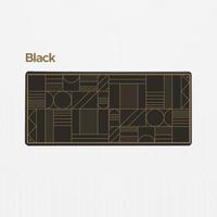 Noir Golden Symmetry Cloth Gaming Mousepad Deskmat Extended Size - foto 3